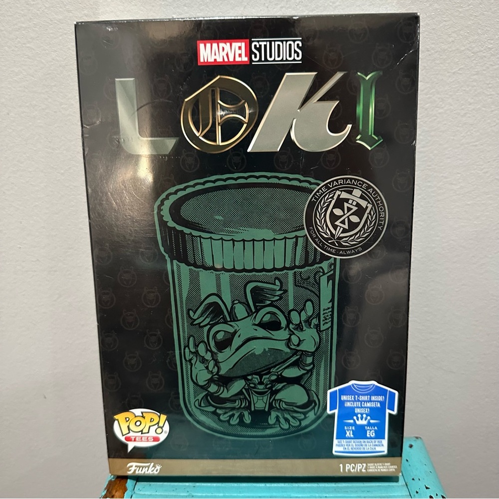 Funko POP! Marvel Loki T-Shirt Frog Of Thunder Unisex Size XL Sealed Box